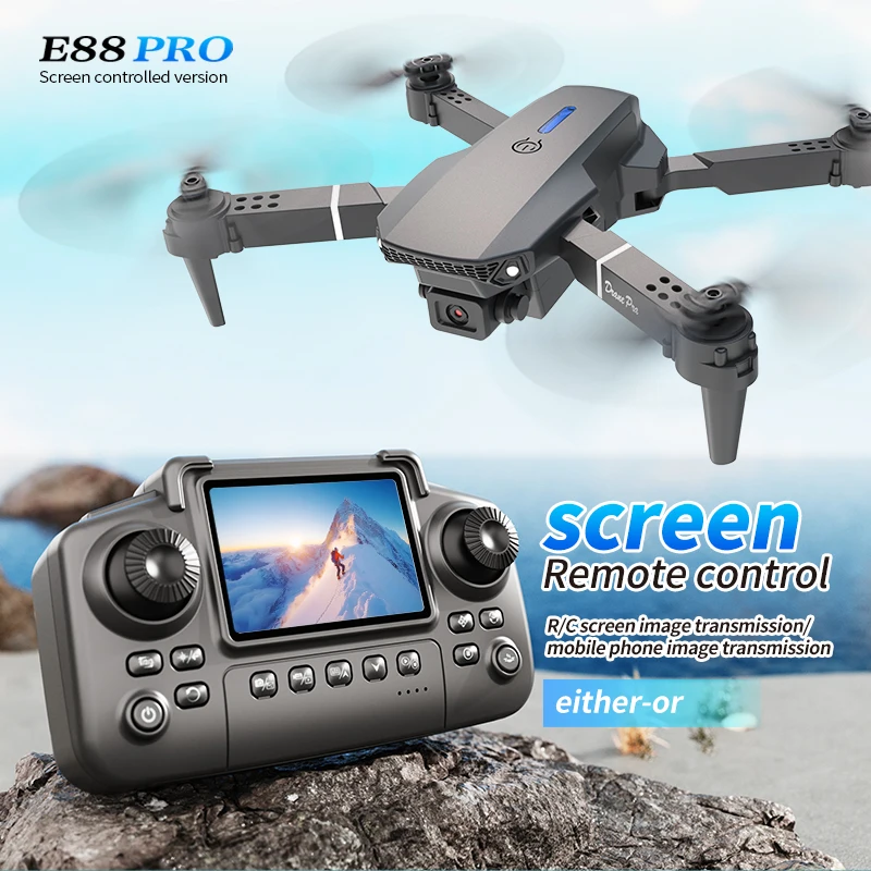 Drone Photogrammetry - Drone professionale E88 PRO con schermo