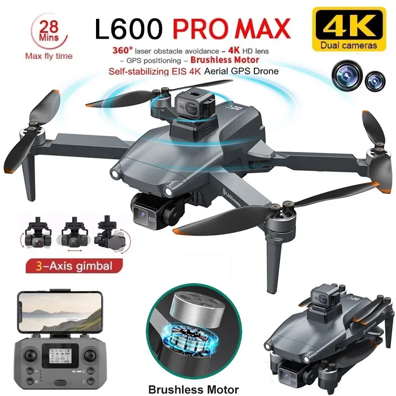 Drone Photogrammetry - L600 PRO MAX GPS Drone Professionale