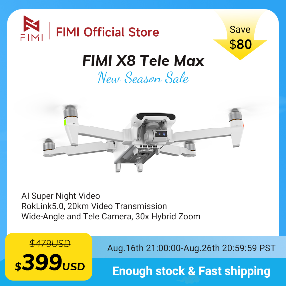 Drone Thermal Imaging - Drone FIMI X8 Tele Max con
