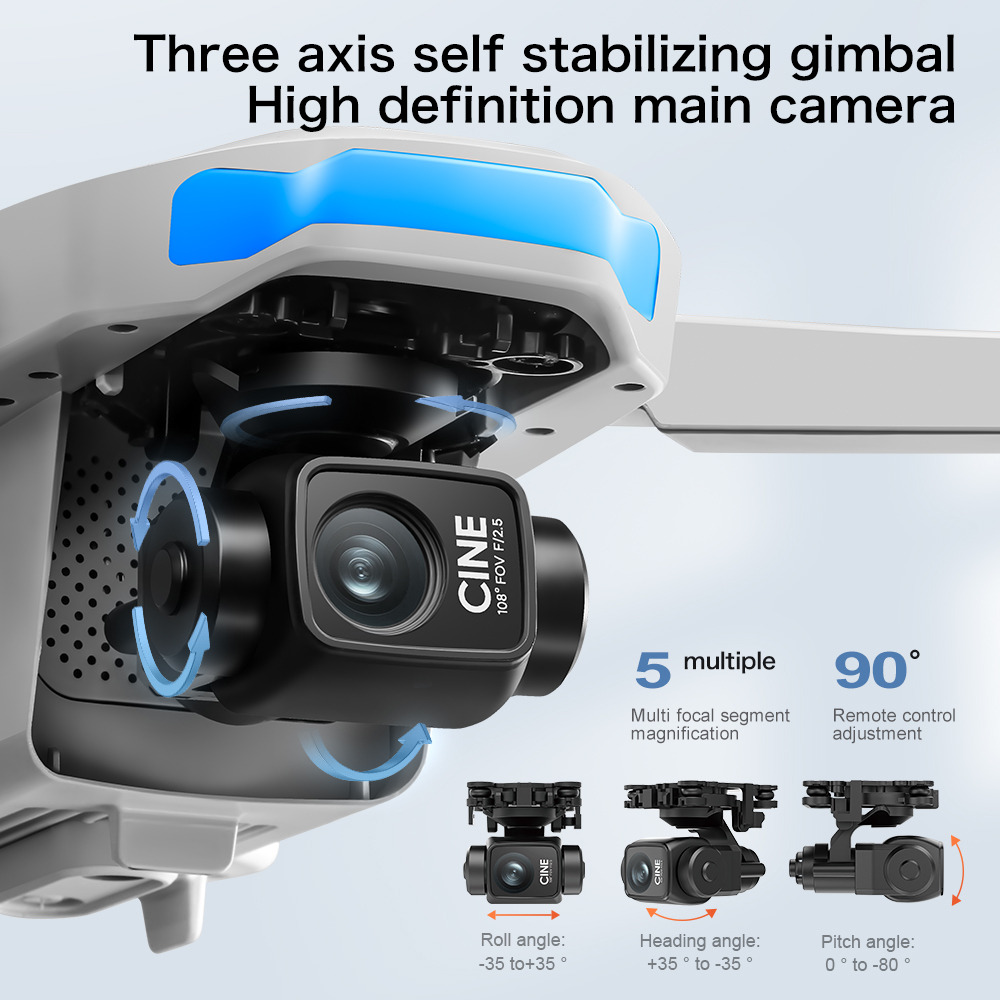 Drone GPS S-X1 MAX con giunto  - Drone Thermal Imaging recensione e prezzo