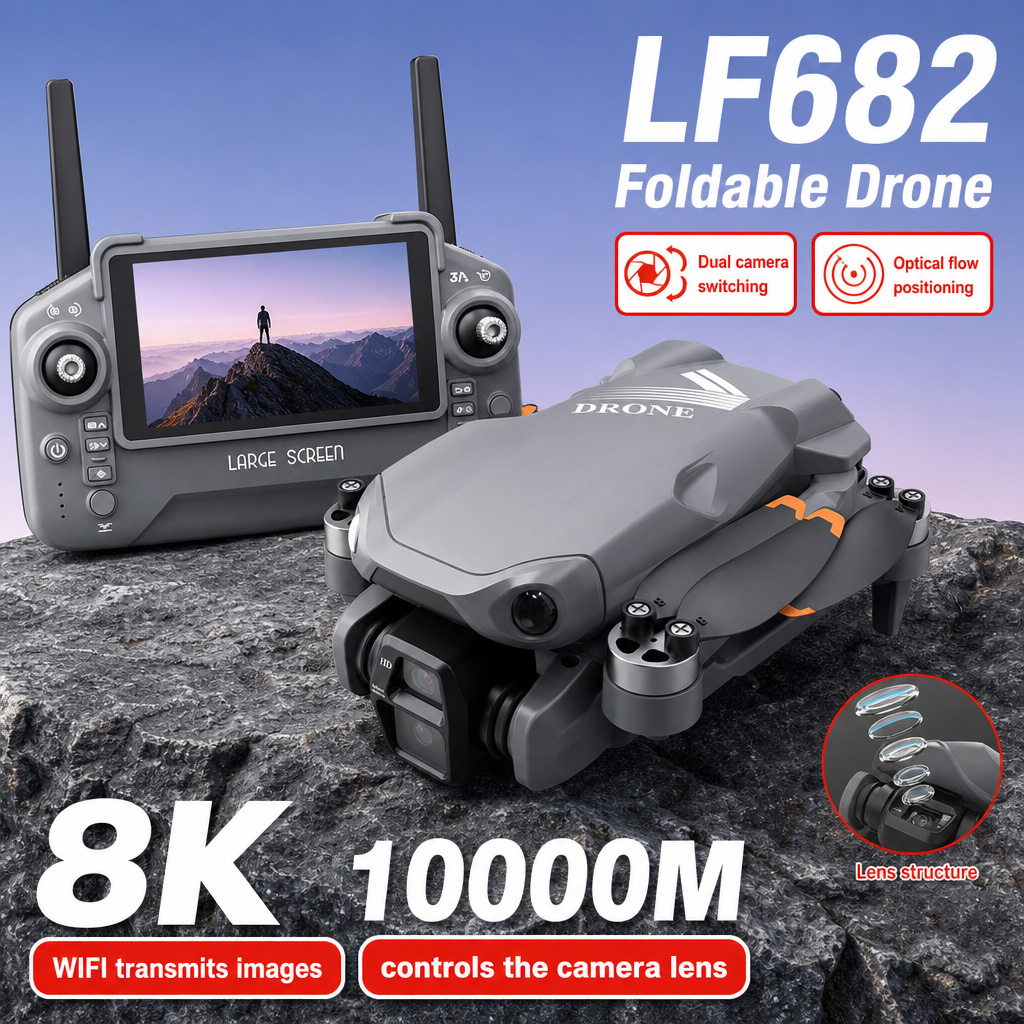 Drone Aereo LF682 con Doppia F - Drone Photogrammetry recensione e prezzo