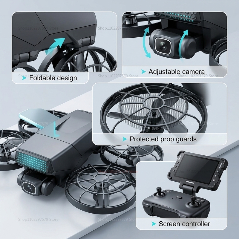 Nuovi Droni M8 GPS 8K Professi - Drone Photogrammetry recensione e prezzo